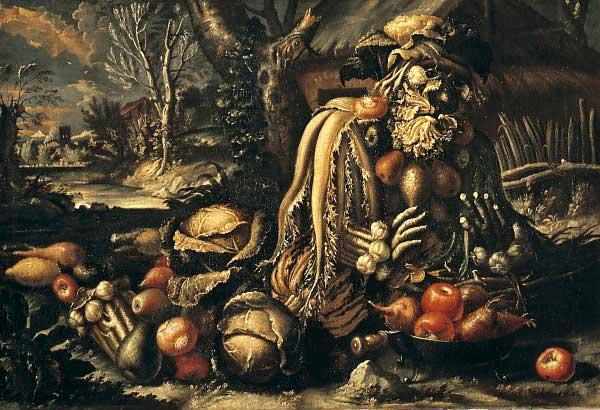 Giuseppe Arcimboldo aus einer Serie der Vier Jahreszeiten